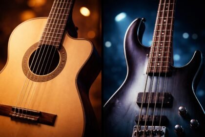 - Különböző szerepük és hangzásuk a klasszikus gitár és basszusgitár között.