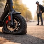 - A defekt veszélye fennáll az elektromos rollereken, gyakori nyomásellenőrzés ajánlott.